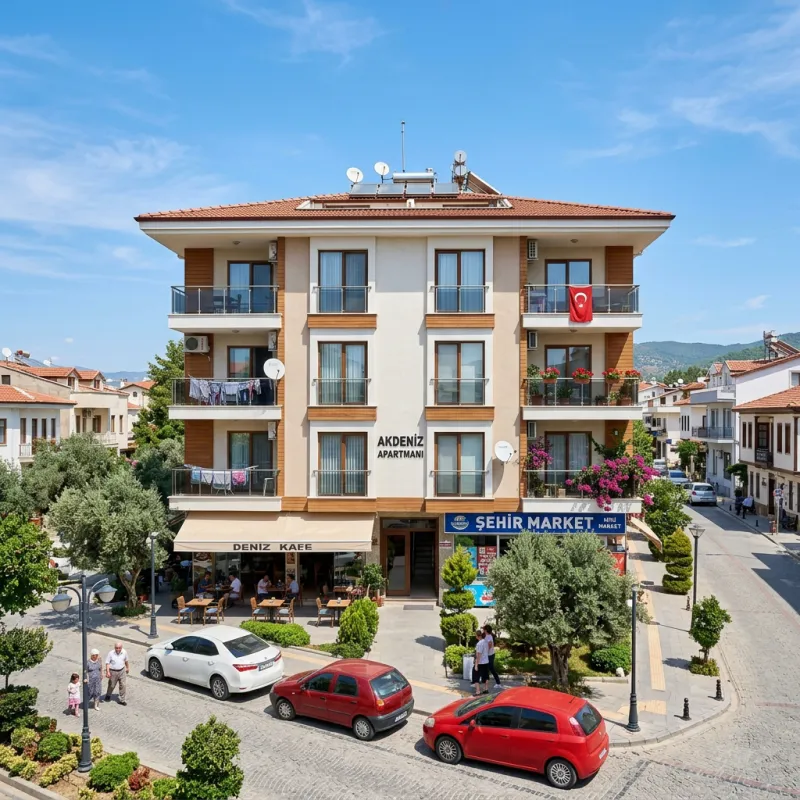 Bigadiç Çavuş Mahallesi Satılık 3+1 Daire Bina Dış Cephe Görünümü - Estates Emlak